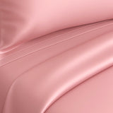 Silky Comfort Shimmer Baby Pink Bedsheet Set - King Size