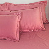 Infinity Blush Peach Jacquard Bedsheet Set - King Size