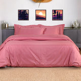 Infinity Blush Peach Jacquard Bedsheet Set - King Size