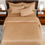Classic Italian Elegant Moose Solid Bedsheet Set - King Size
