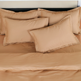 Classic Italian Elegant Moose Solid Bedsheet Set - King Size