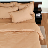 Classic Italian Elegant Moose Solid Bedsheet Set - King Size