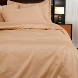 Classic Italian Elegant Moose Solid Bedsheet Set - King Size