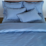 Classic Italian Forest Teal Solid Bedsheet Set - King Size