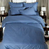 London Luxury Forest Teal Checks Bedding - King Size