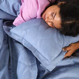 Celestial Chakra Blue Jacquard Collection - King Size