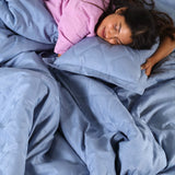 Celestial Chakra Blue Jacquard Collection - King Size