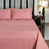 London Luxury Woodsy Rose Checks Bedding - King Size
