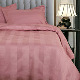 Swiss Stripes Woodsy Rose Bedding - King Size