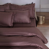 Infinity Dark Brown Jacquard Bedding