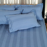 Swiss Stripes Forest Teal Bedding