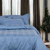 Swiss Stripes Forest Teal Bedding