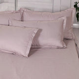 Infinity Metallic Silver Jacquard Bedsheet Set - King Size